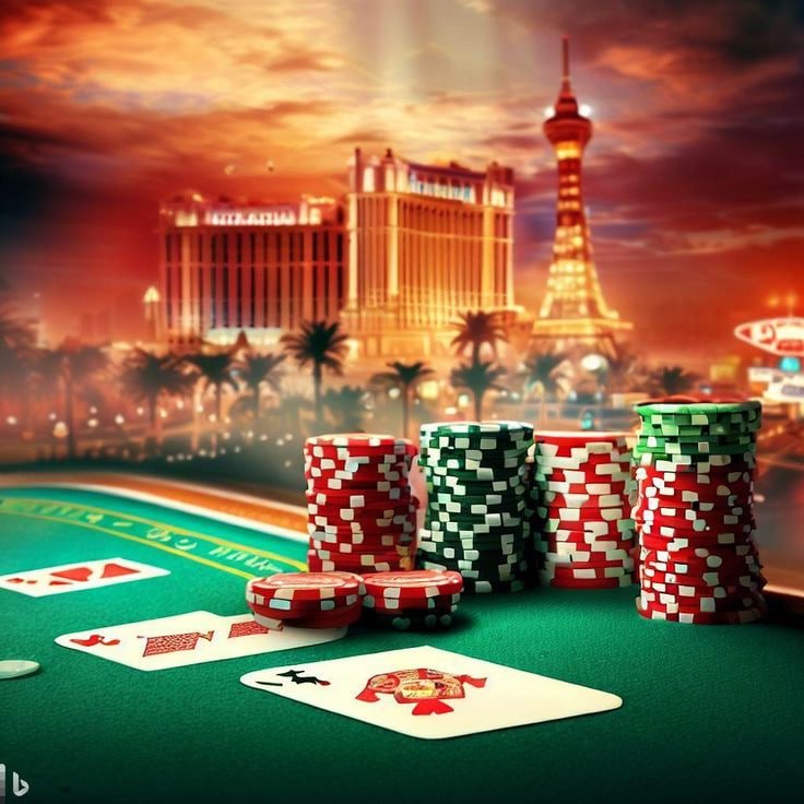 Result screen showing hand totals and payout confirmation